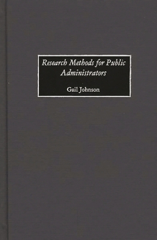 Hardcover Research Methods for Public Administrators Book
