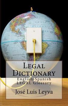 Paperback Legal Dictionary: English-Spanish LEGAL Glossary Book