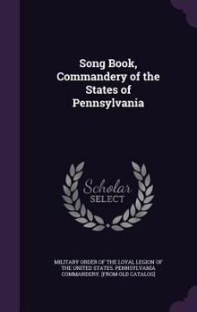 Hardcover Song Book, Commandery of the States of Pennsylvania Book