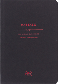 Paperback NASB Scripture Study Notebook: Matthew Book