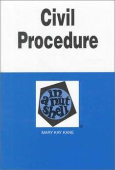 Hardcover Civil Procedure in a Nutshell Book