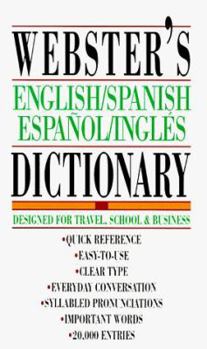 Paperback Webster's English/Spanish Dictionary Book
