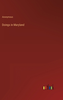 Hardcover Doings in Maryland Book