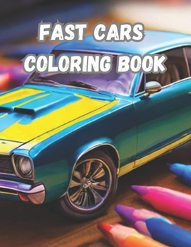 Paperback Fast cars coloring book