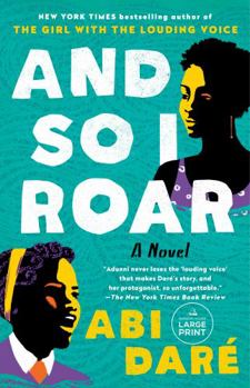 Paperback And So I Roar [Large Print] Book