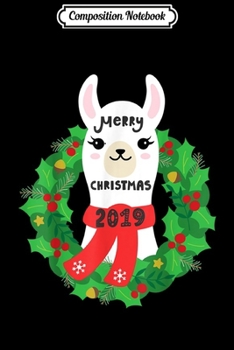 Composition Notebook: Christmas Llama 2020 - Merry Xmas Alpaca  Journal/Notebook Blank Lined Ruled 6x9 100 Pages