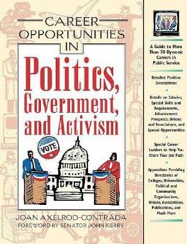 Hardcover Career Opportunities in Politics, Government, and Activism Book