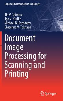 Hardcover Document Image Processing for Scanning and Printing Book