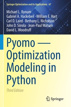 Paperback Pyomo -- Optimization Modeling in Python Book