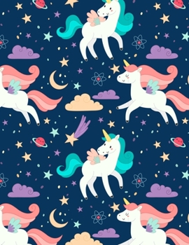 Unicorn Notebook: College Ruled Paper, Lined Sheets Pages For Writing Taking Notes Pads, Wide Ruled Notepad, Journal To Write in, Notebook, Diary, Composition Book For Kids Boys Girls Teens Women Stud