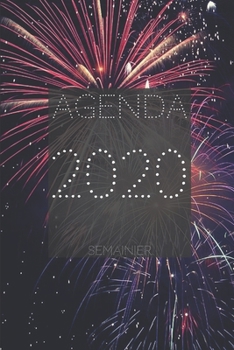 Agenda 2020 : semainier&journalier | 12 mois | vue mensuelle en début de mois | confort prise de notes avec nombreuses annexes | format 15 x 22 cm | motif fête (French Edition)