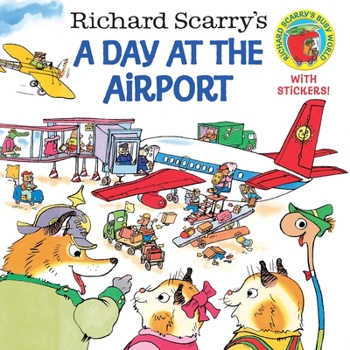 Paperback Richard Scarry's a Day at the Airport Book