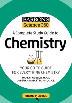 Paperback Barron's Science 360: A Complete Study Guide to Chemistry with Online Practice Book