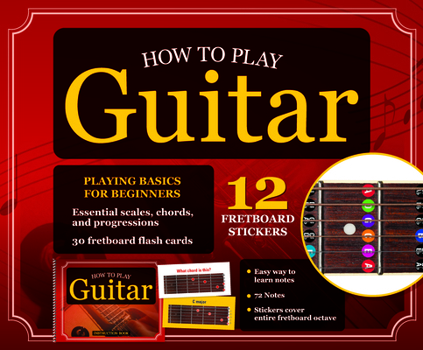 Hardcover How to Play Guitar Box Kit Book
