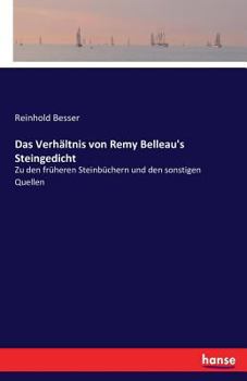 Das Verhaltnis Von Remy Belleau's Steingedicht