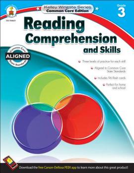 Carson-Dellosa Kelley Wingate Series Reading Comprehension and Skills Book - Common Core Edition, Grade 3, Ages 8 - 9