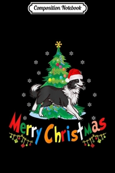 Composition Notebook: Border Collie Ugly Christmas Sweater  Journal/Notebook Blank Lined Ruled 6x9 100 Pages
