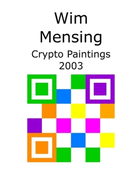 Paperback Wim Mensing Crypto Paintings 2003 Book