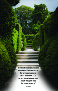 Misc. Funeral Bulletin: Many Mansions (Package of 100): John 14:2-3 (Kjv) Book