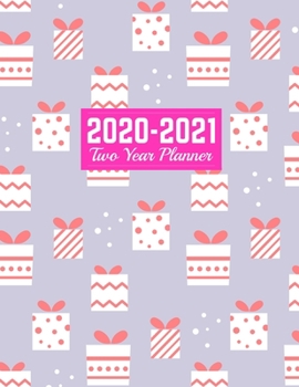 Paperback 2020-2021 Two Year Planner: Handy Calendar Year Vision Planner (January 2020 - December 2021) - Monthly and Weekly Schedule Organizer and Journal Book