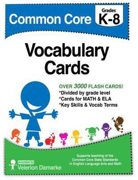 Paperback Common Core Vocabulary Cards Book