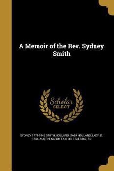 Paperback A Memoir of the Rev. Sydney Smith Book