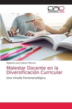Paperback Malestar Docente en la Diversificación Curricular [Spanish] Book
