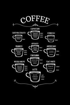 Paperback Notizbuch: Kaffee Koffein Barista S?chtig lustig Geschenke 120 Seiten, 6x9 (ca. A5), Karomuster [German] Book