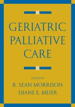 Hardcover Geriatric Palliative Care Book