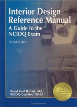 Hardcover Interior Design Reference Manual: A Guide to the NCIDQ Exam Book