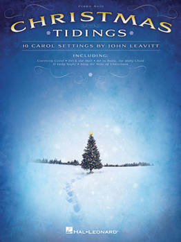 Paperback Christmas Tidings: Piano Solo: 10 Carol Settings Book