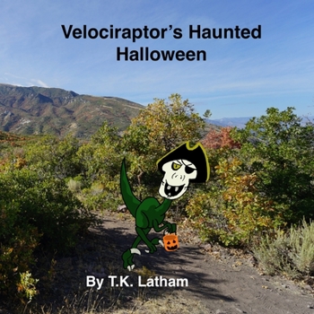 Paperback Velociraptor's Haunted Halloween Book