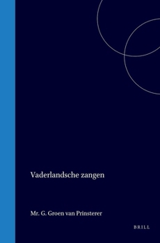 Hardcover Vaderlandsche Zangen [Dutch] Book