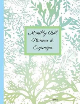 Paperback Monthly Bill Planner and Organizer- Primrose: Budget Planning, Financial Planning Journal, Balance Budget Book