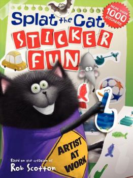 Paperback Splat the Cat: Sticker Fun: Includes More Than 1,000 Stickers! [With Sticker(s)] Book