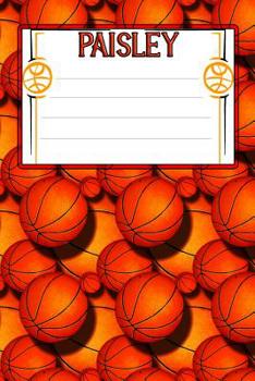 Paperback Basketball Life Paisley: College Ruled Composition Book