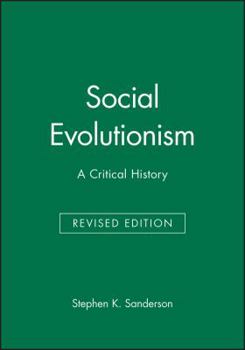 Paperback Social Evolutionism: A Critical History Book