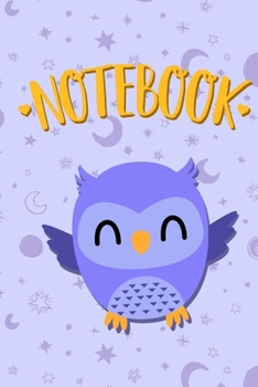 Notebook : Cute Owl Journal 6x9 - 110 Lined Pages Owl Notebook - Perfect Owl Gift for Birthday or Christmas - for Business, Work, School, Entrepreneurs, Coworkers