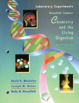 Paperback Chemistry and the Living Organism, Chemlab Experiments Book