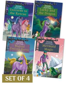 Library Binding Unicorns of the Secret Stable Set 3 (Set of 4) Book