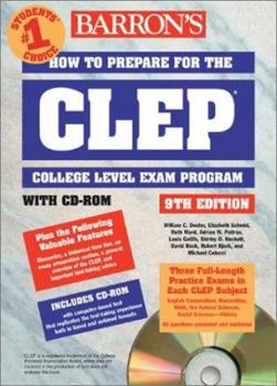 Paperback Barron's How to Prepare for the CLEP: College-Level Examination Program General Examinations [With CDROM] Book