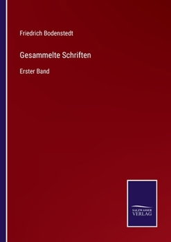 Paperback Gesammelte Schriften: Erster Band [German] Book