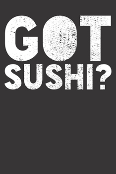 Paperback Notebook: Sushi College Ruled 6x9 120 Pages Book