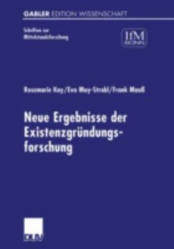 Paperback Neue Ergebnisse Der Existenzgründungsforschung [German] Book