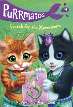 Paperback Purrmaids #4: Search for the Mermicorn Book