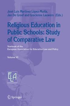 Paperback Religious Education in Public Schools: Study of Comparative Law Book