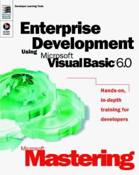 Paperback Enterprise Development Using Microsoft Visual Basic 6.0 [With CDROM] Book
