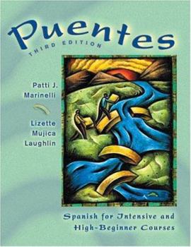 Paperback Puentes: Spanish for Intensive and High-Beginner Courses (with Audio CD) Book