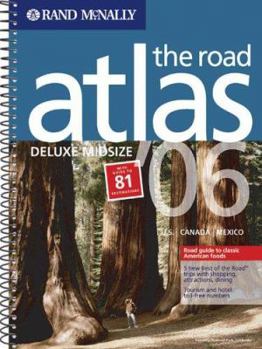 Spiral-bound Rand McNally Deluxe Midsize the Road Atlas: U.S/Canada/Mexico Book