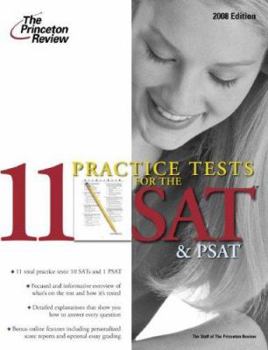 Paperback 11 Practice Tests for the SAT and PSAT Book